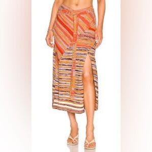 Simkhai Raelle Space Dye Wrap Skirt - Like New